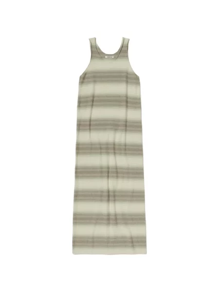 Rochie Auralee fără mâneci cu dungi