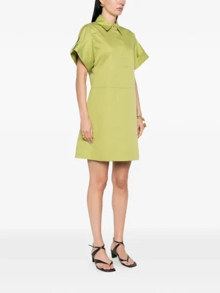 Gulerat rochie mini Joseph verde