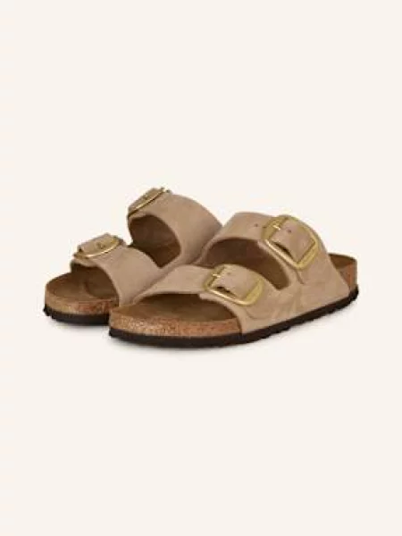 Klapki Birkenstock beżowe