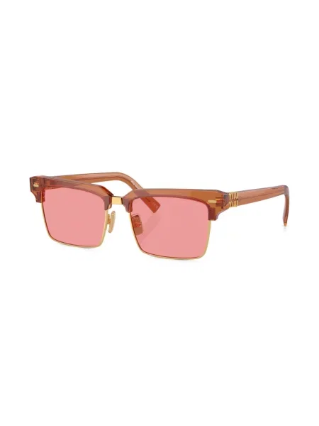 Sluneční brýle Miu Miu Eyewear hnědé