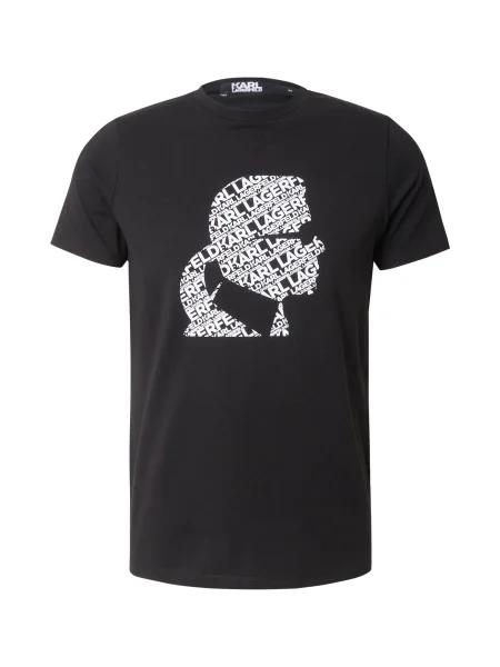 Karl Lagerfeld Tricou negru alb