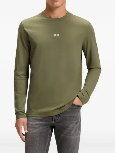 Lung tricou Boss verde