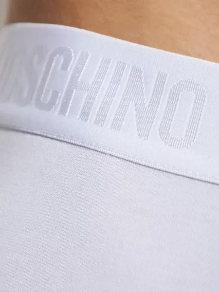 Pantaloni scurți Moschino alb