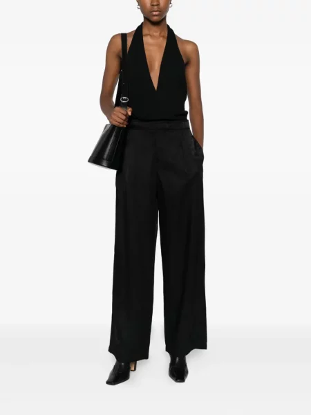 Pantaloni Our Legacy plisate negru