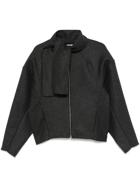 Geacă Plan C din fetru gri