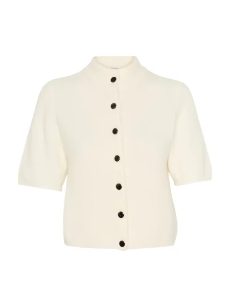 Krótki kardigan Gestuz beżowy