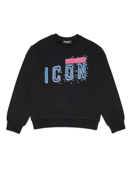 Bluza dziecięca Dsquared2 czarna