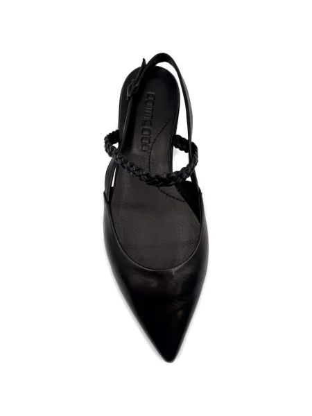 Pantofi cu toc Pomme D´or fără toc negru