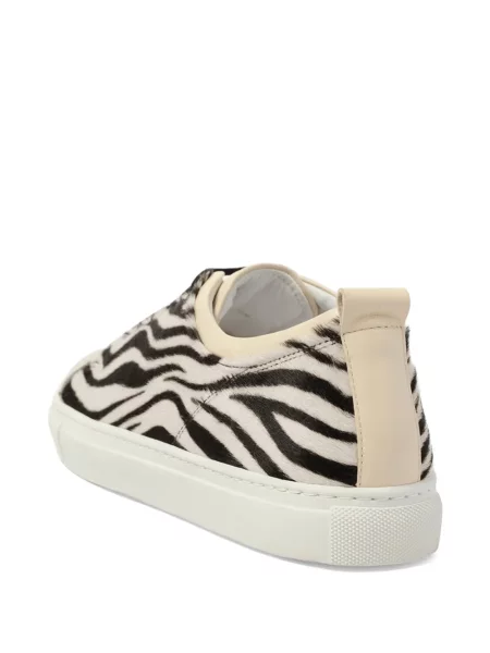Sneakerși Lanvin cu imagine cu model zebră