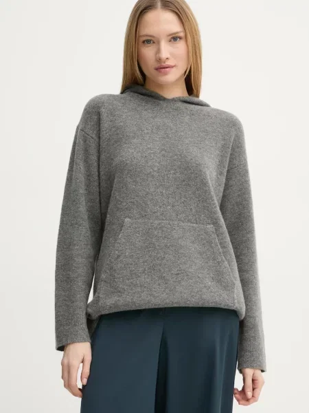 Theory pulover de lana femei gri