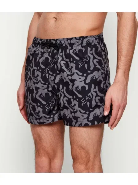 Pantaloni scurți Ea7 negru