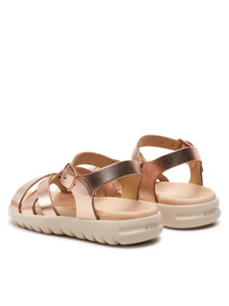 Geox Sandale J Sandal Soleima Gir M Ružičasto zlato ružičasta