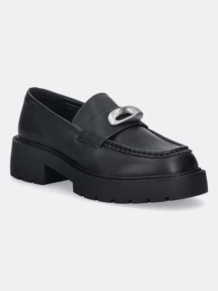 Pantofi loafer Calvin Klein chunky din piele negru