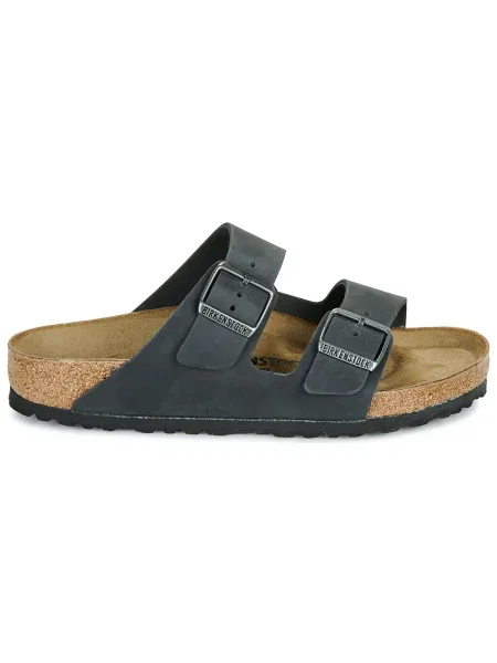 BIRKENSTOCK Arizona LEOI Regular čierne obuv hnedá