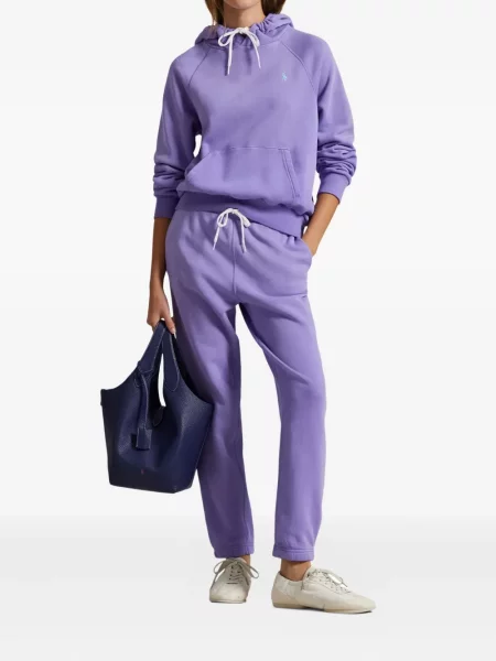 Căciulă Polo Ralph Lauren cu broderie tricotate de costum albastru