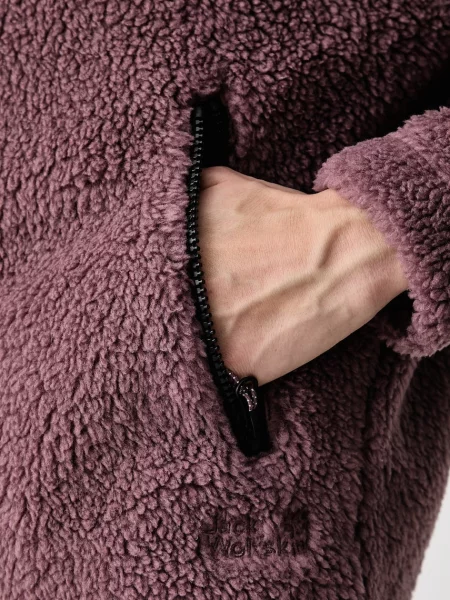 Флисовый свитер Jack Wolfskin с камнями
