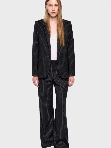 Пиджак Zadig&voltaire в полоску черный