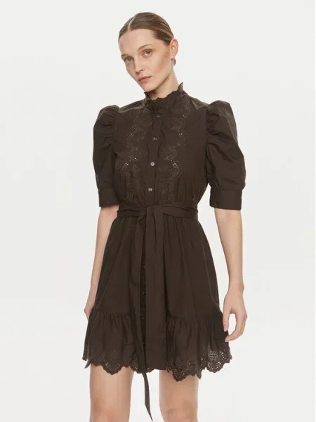 Платье-рубашка Gap черное