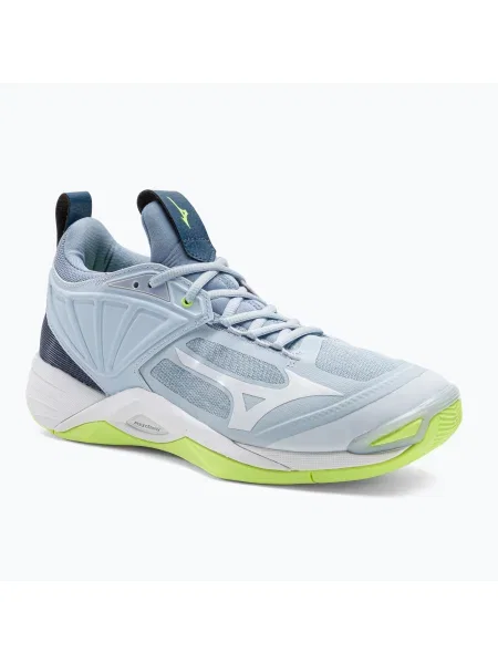 Pantofi de volei pentru bărbați Mizuno Wave Momentum 2 heather/white/neo lime alb