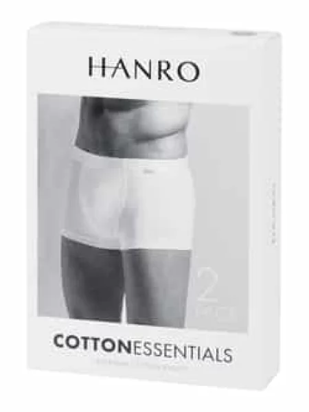 Hanro Bokserki Cotton Essentials 2 Szt. grau szare
