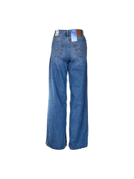 Szerokie jeansy Levi's niebieskie