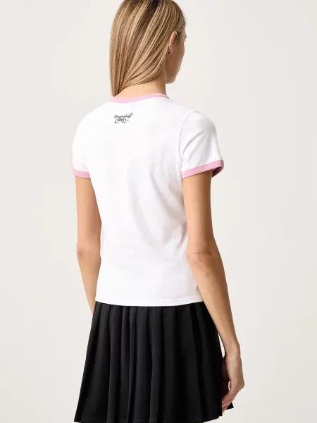 Puma T-shirt damski z X POWER PUFF GIRLS biała