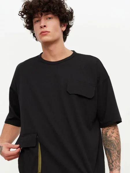 Gulerat ciclism tricou Trendyol negru