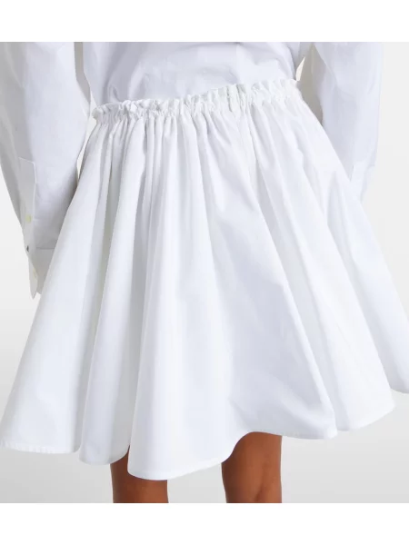 Fustă Givenchy din poplin alb