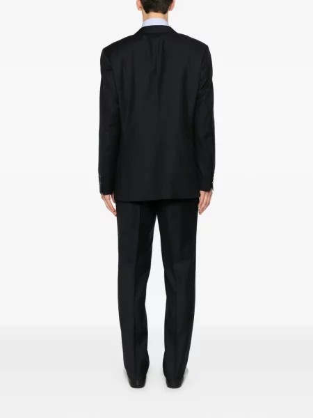 Costum Canali cu rever albastru