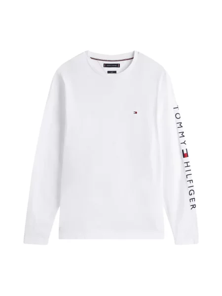 Bluza Tommy Hilfiger z logo biała