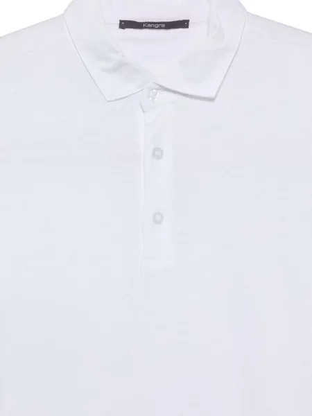 Scurt tricou polo Kangra alb