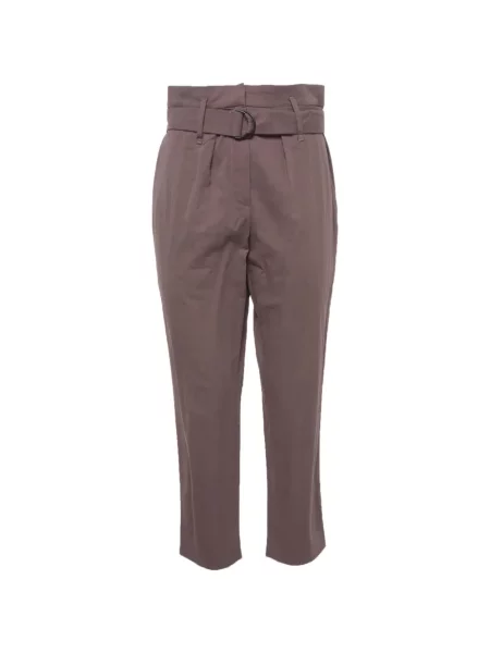 Cu centură pantaloni Brunello Cucinelli violet