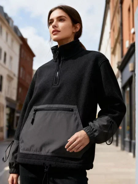 Tommy Life Sweater majica crna