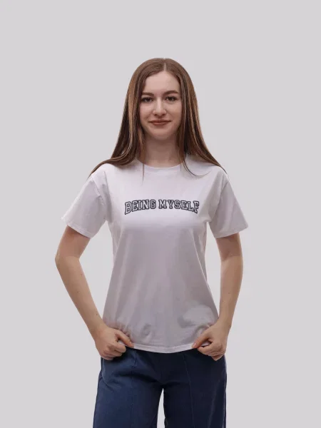 Футболка LUMO віскоза/поліестер білий
