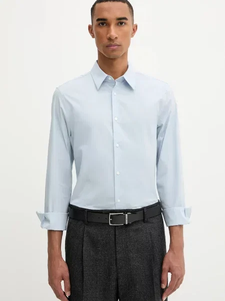 Calvin Klein cămașă bărbătească cu albastru