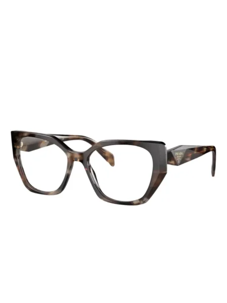 Ochelari de soare Prada Eyewear cu imprimeu geometric maro