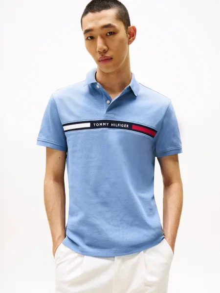 Polo majica Tommy Hilfiger modra