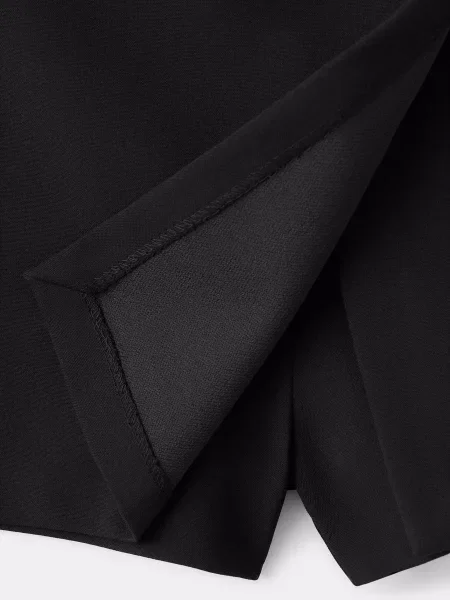 Спідниця-шорти MANGO поліестер/віскоза чорний