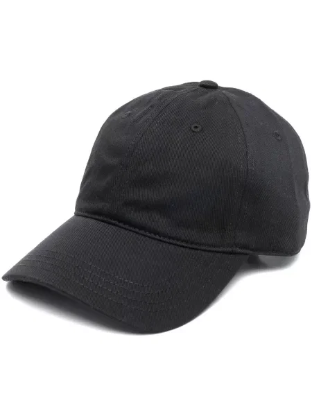 Șapcă Lacoste din țesătură twill negru