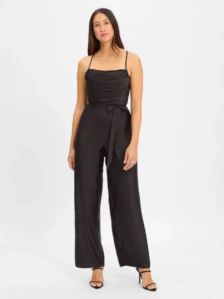 Luxuar Fashion Kombinezon Kobiety jednolity 34 czarny