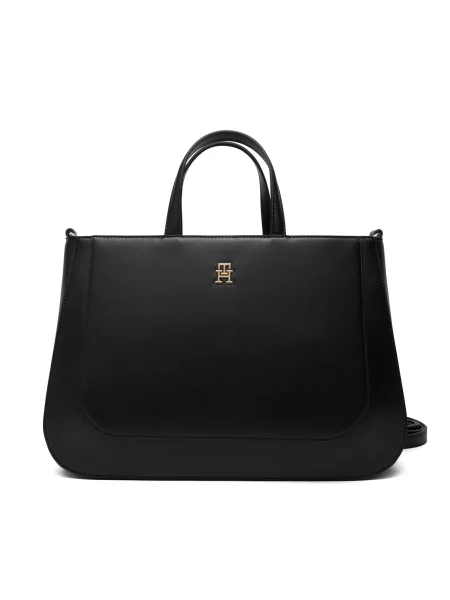 TOMMY HILFIGER Ročna torbica črna