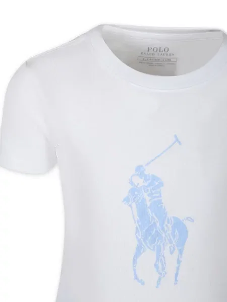 Koszulka polo dziecięca Polo Ralph Lauren biała