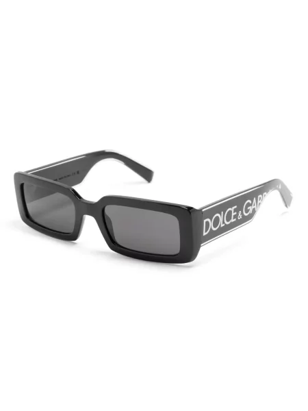 Raštuotos saulės akiniai Dolce & Gabbana Eyewear juoda