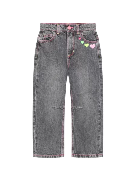 Jeansy dziecięce Billieblush szare