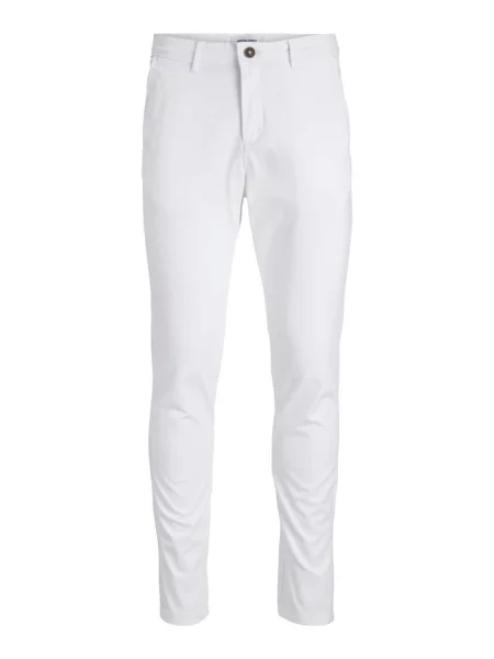 JACK & JONES Chino nadrág Marco Bowie piszkosfehér fehér