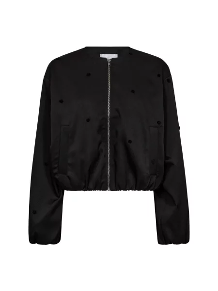Co'couture Geacă de primăvară-toamnă Clover' negru