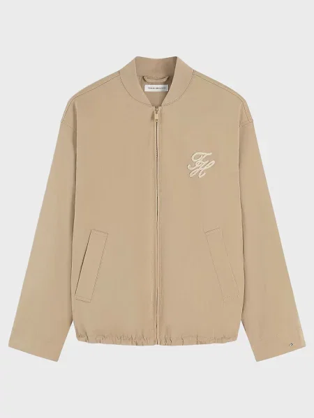 Бомбер Tommy Hilfiger бежевый