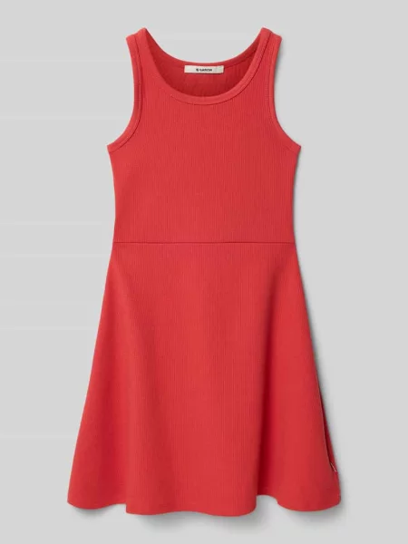Sukienka o kroju regular fit z okrągłym dekoltem Garcia