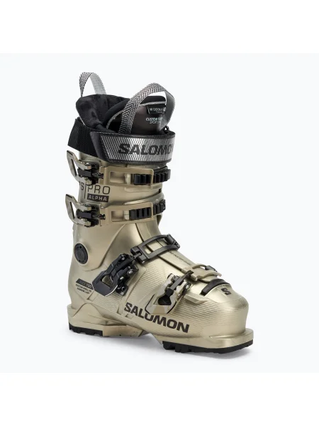 Дамски ски обувки Salomon S/Pro Alpha W GW light bronze met./black/black черно