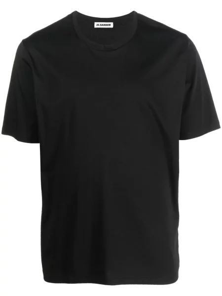 Tricou Jil Sander scurt negru